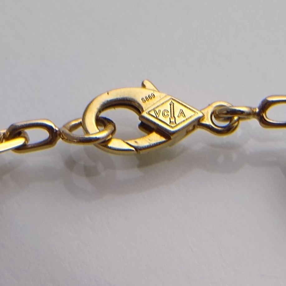 Collar Van Cleef & Arpels oro 18 K y malaquita - Imagen 3