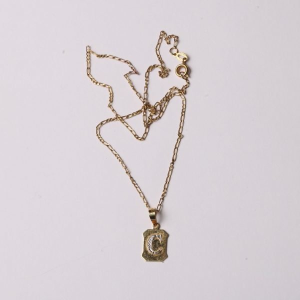 Cadena y colgante oro 18