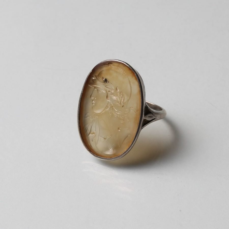 Anillo plata y ágata