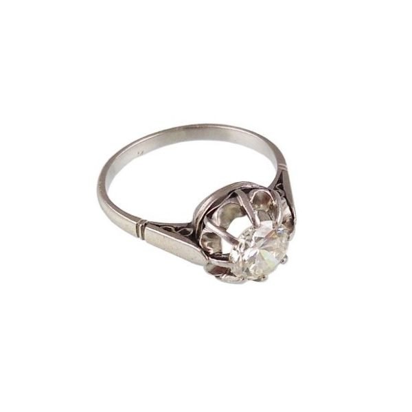 Anillo oro 18 K y brillante