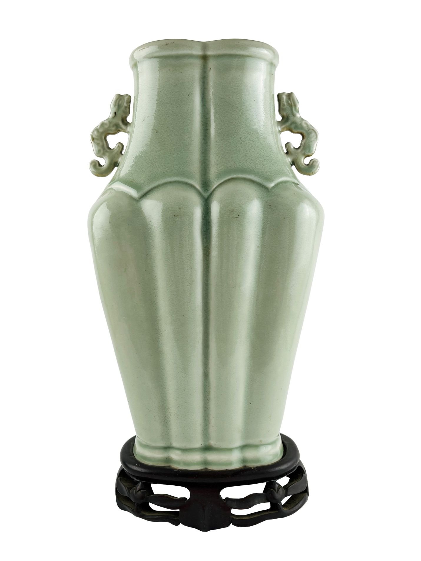 Jarrón chino en porcelana celadón