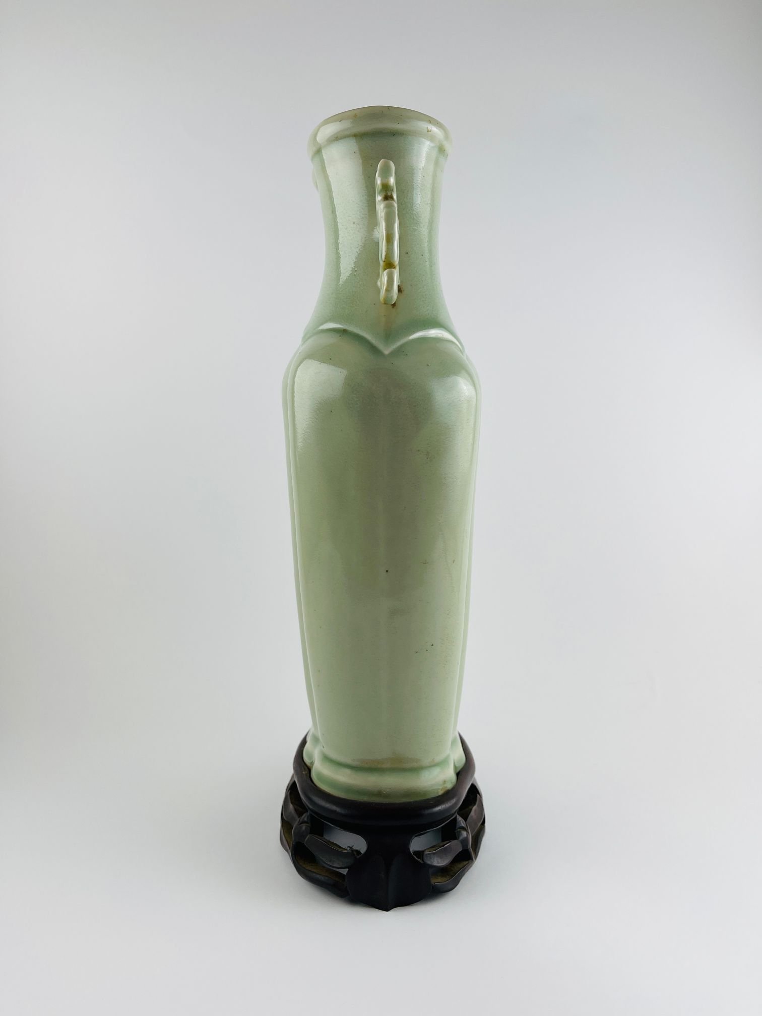 Jarrón chino en porcelana celadón - Imagen 6
