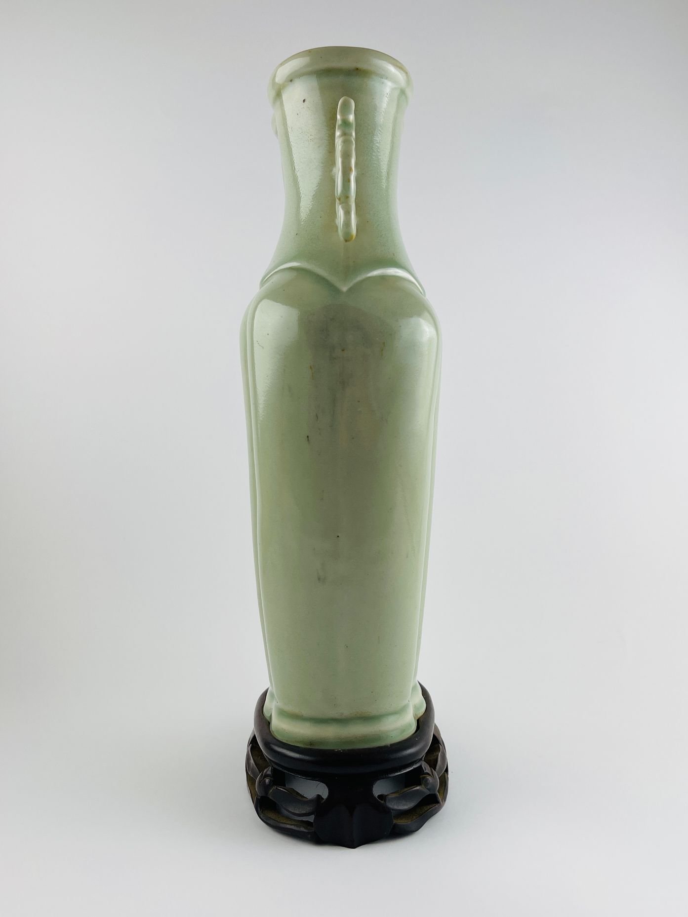 Jarrón chino en porcelana celadón - Imagen 8