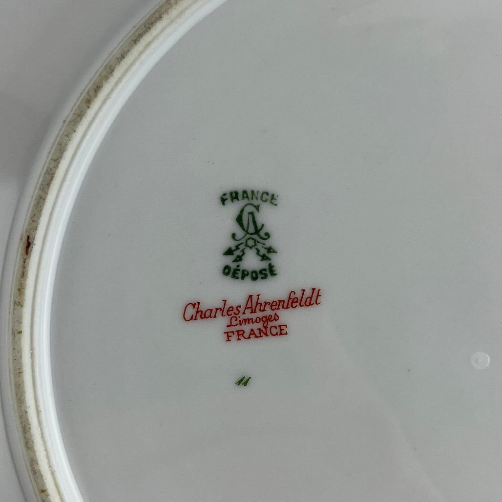 Juego de mesa en porcelana Limoges - Imagen 5