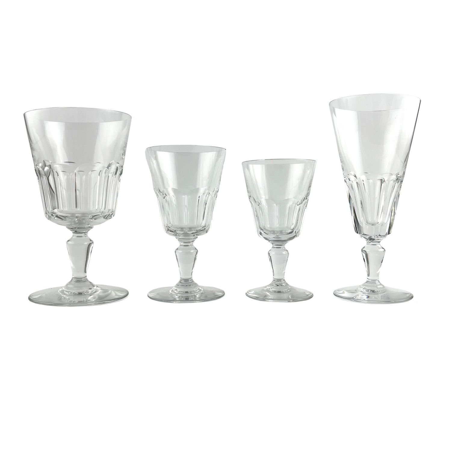 Juego de copas en cristal Baccarat
