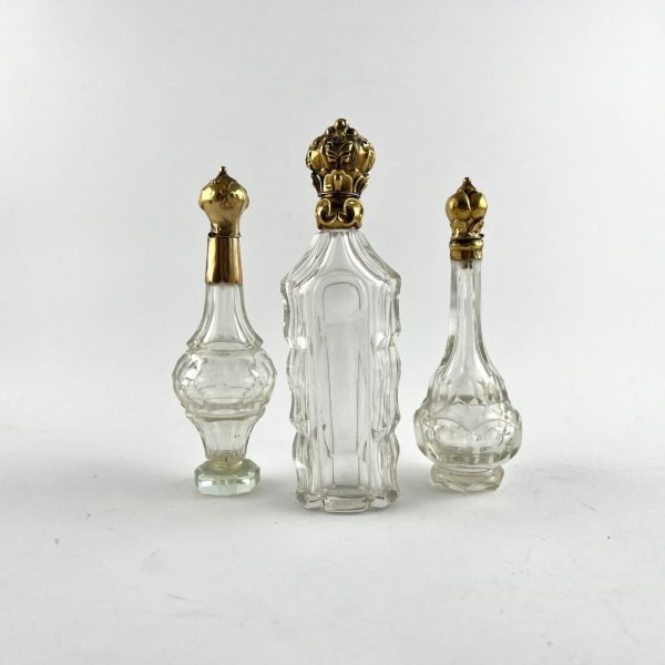 Tres perfumeros franceses en cristal
