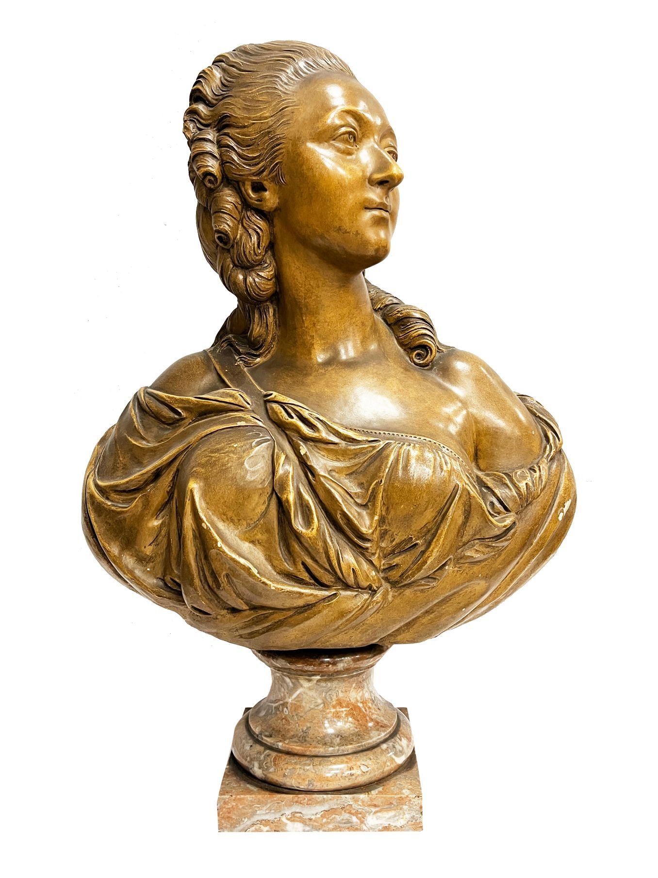 Busto en terracota. "Madame Du Barry"