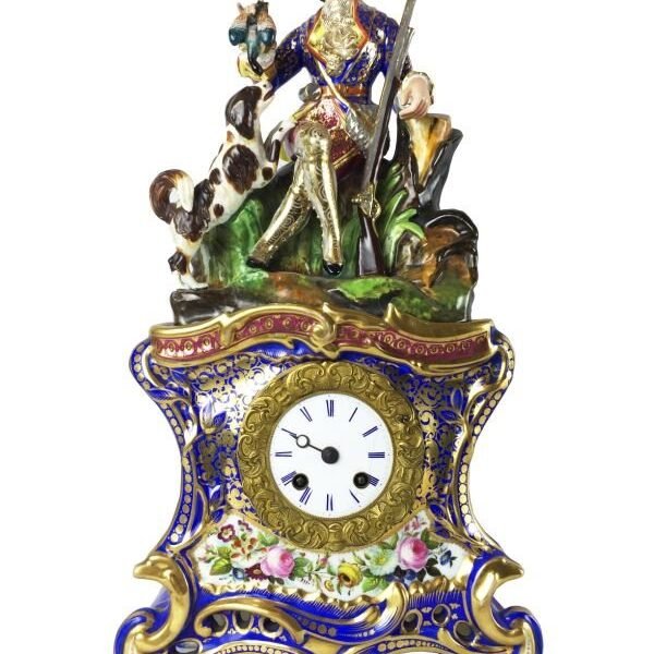 Garniture francesa en porcelana estilo Jacob Petit