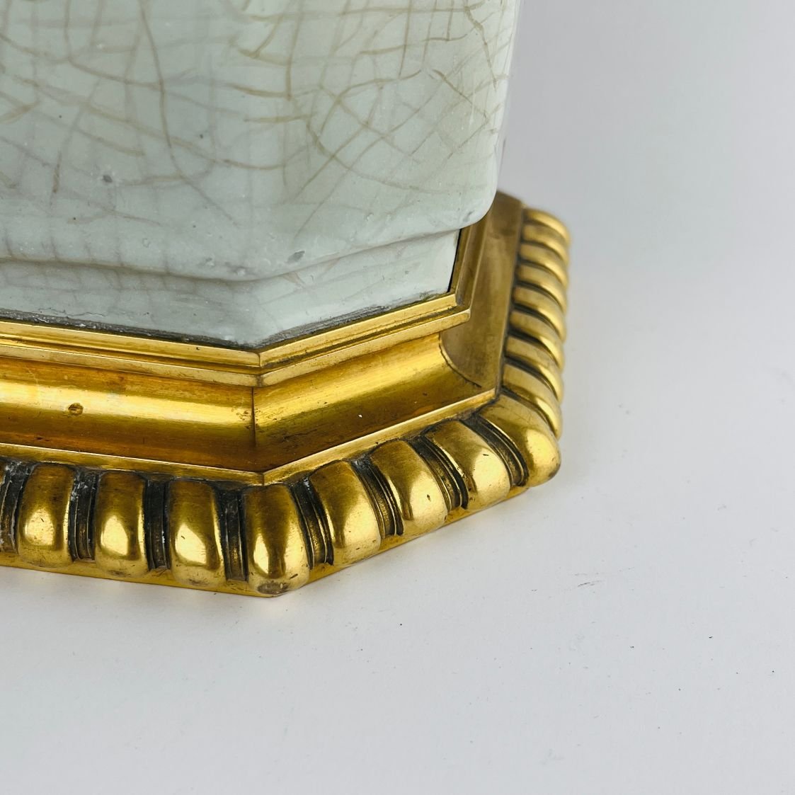 Jarrón chino en porcelana celadón - Imagen 2