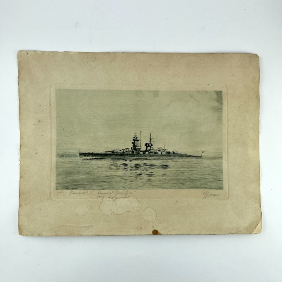 Grabado Graf Spee