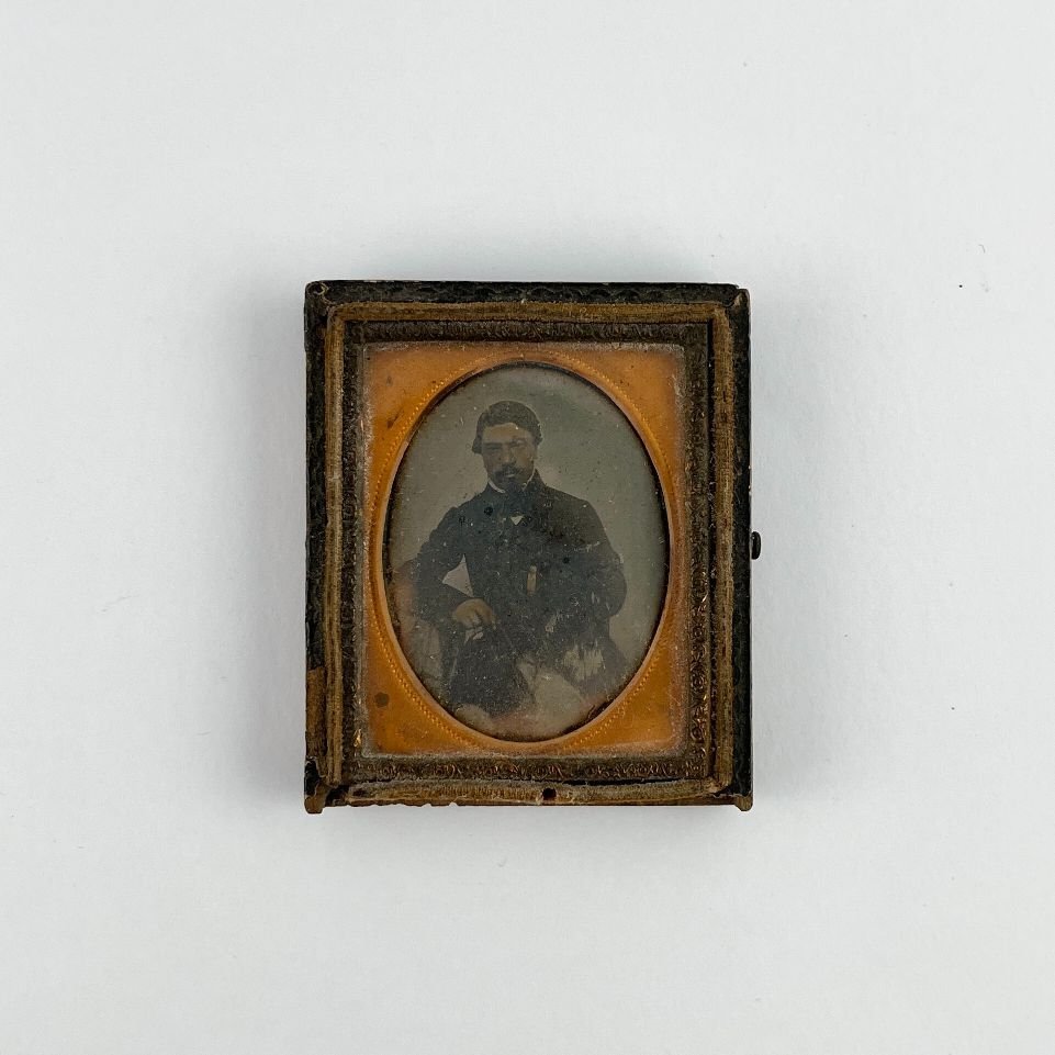 Daguerrotipo rioplatense. "Caballero masón"