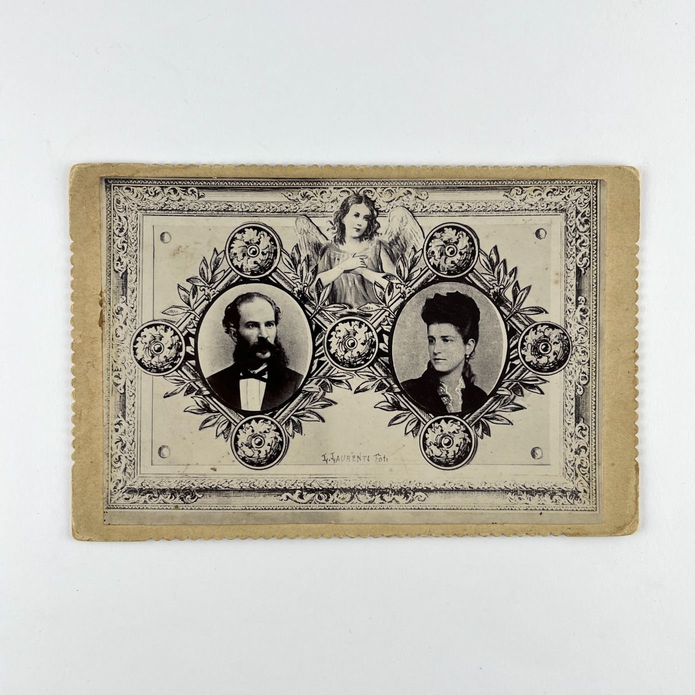 Díptico fotográfico. "Luis Beltrán y Jacinta Barbat"