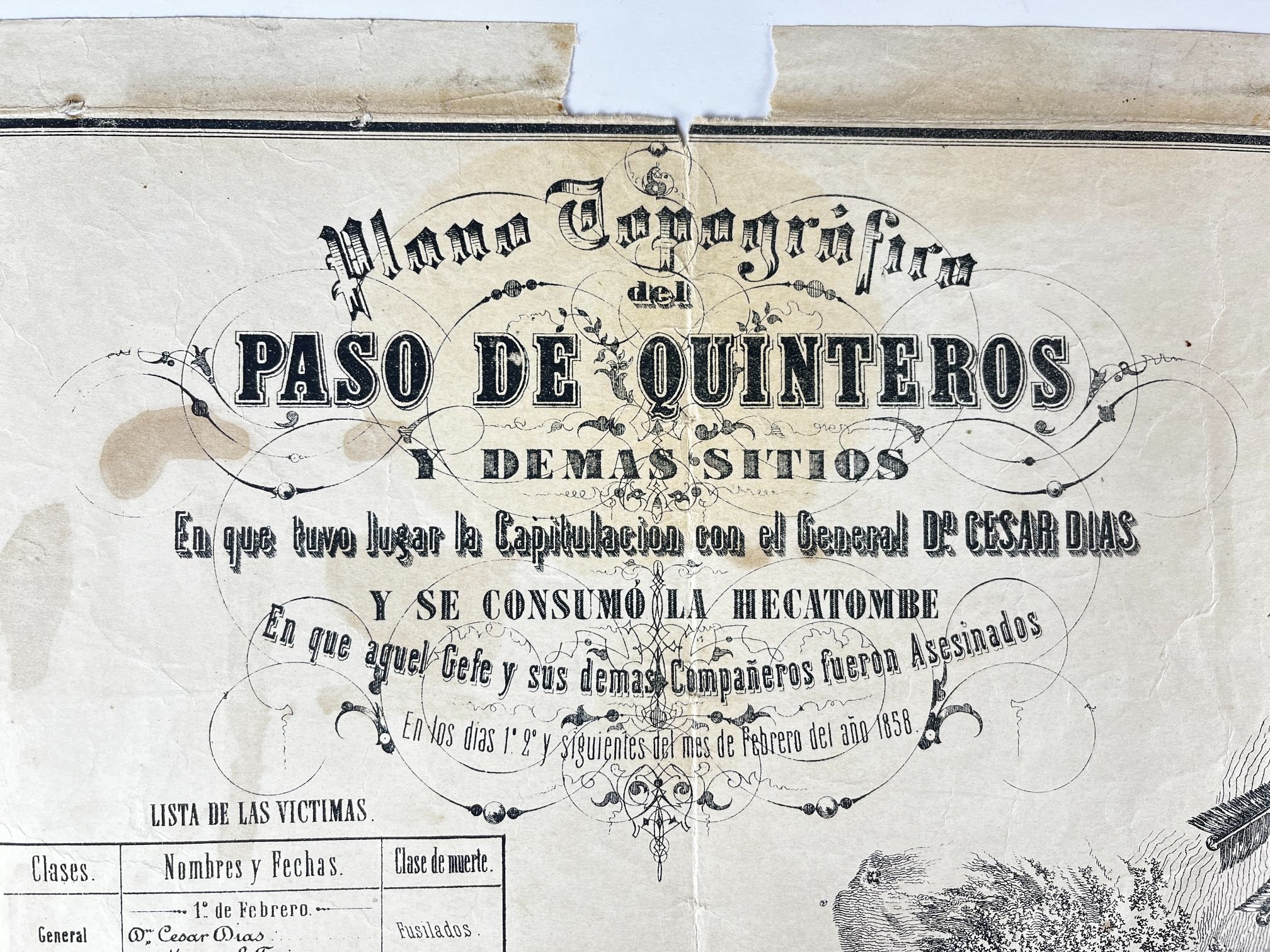 Plano topográfico del Paso de Quinteros - Imagen 2