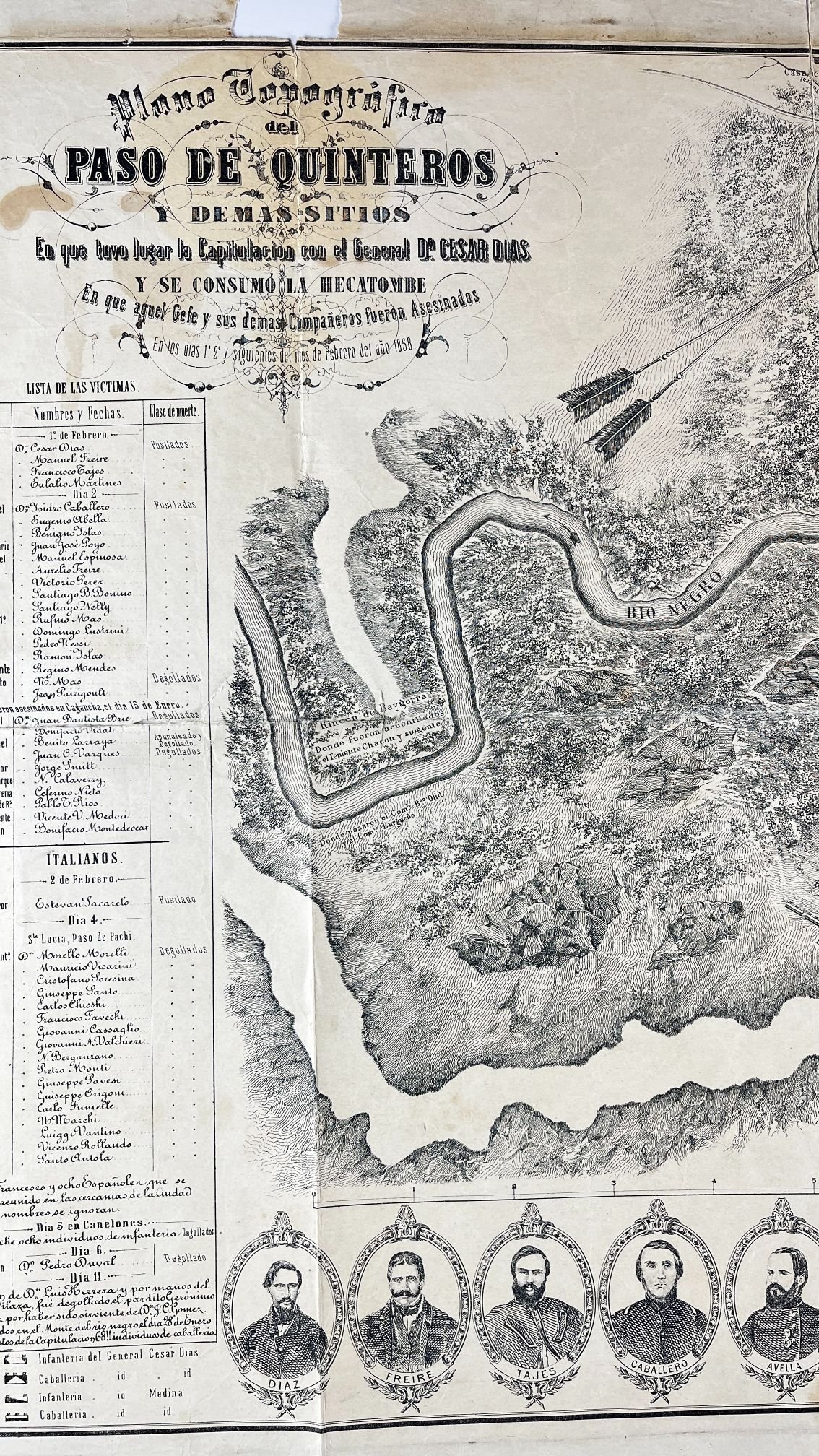 Plano topográfico del Paso de Quinteros - Imagen 6