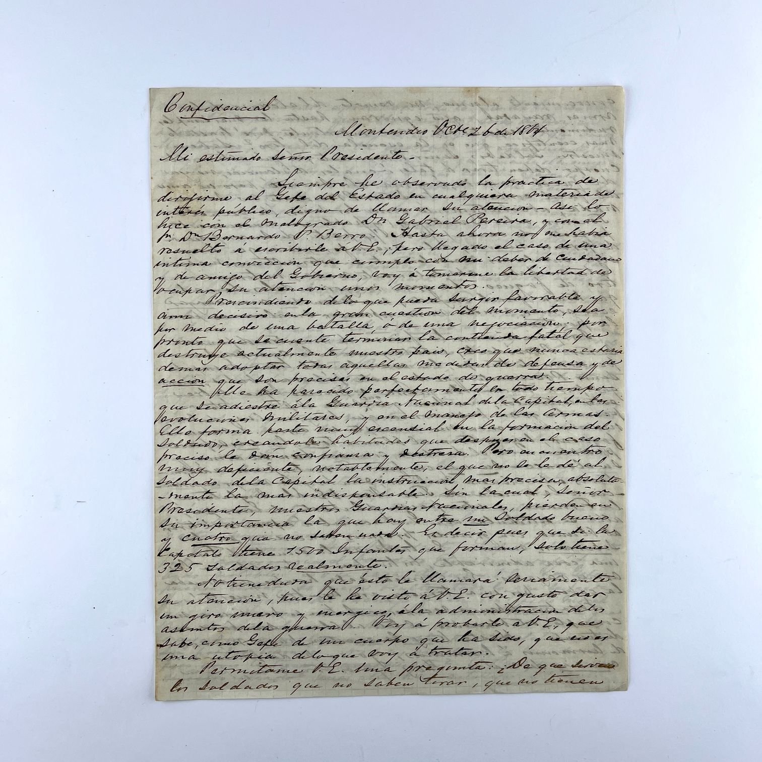 Carta Atanasio Aguirre y Juan E. Horne