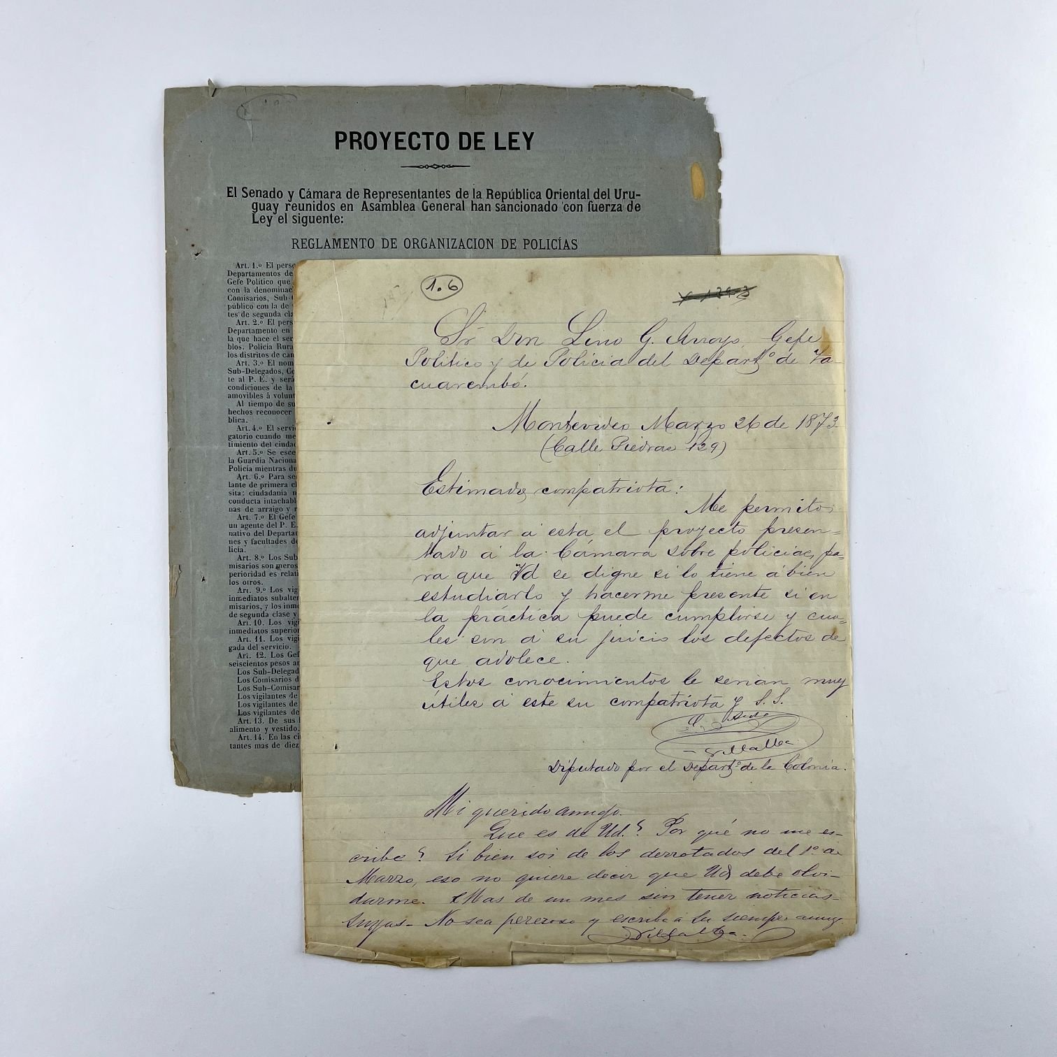 Circular "Reorganización de Policías"