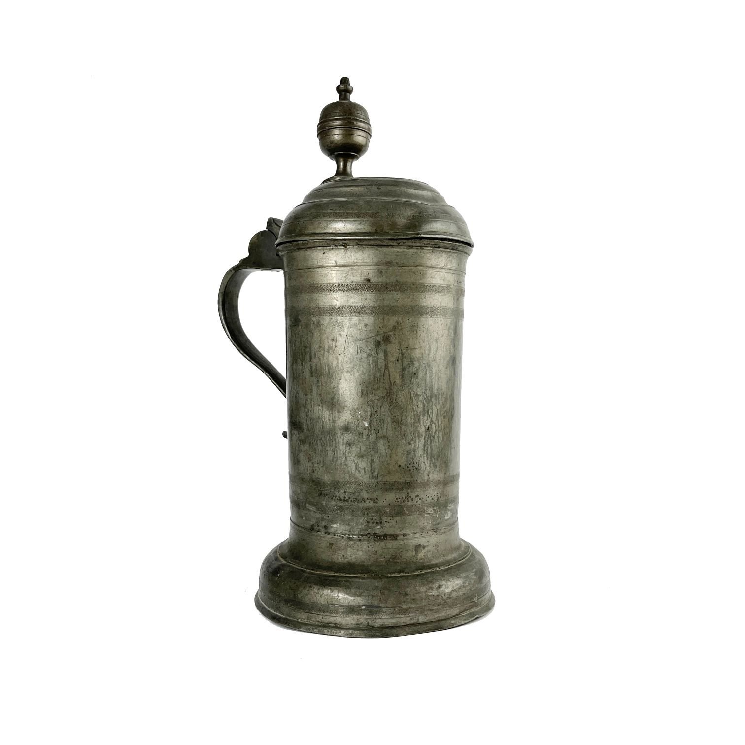 Tankard en peltre