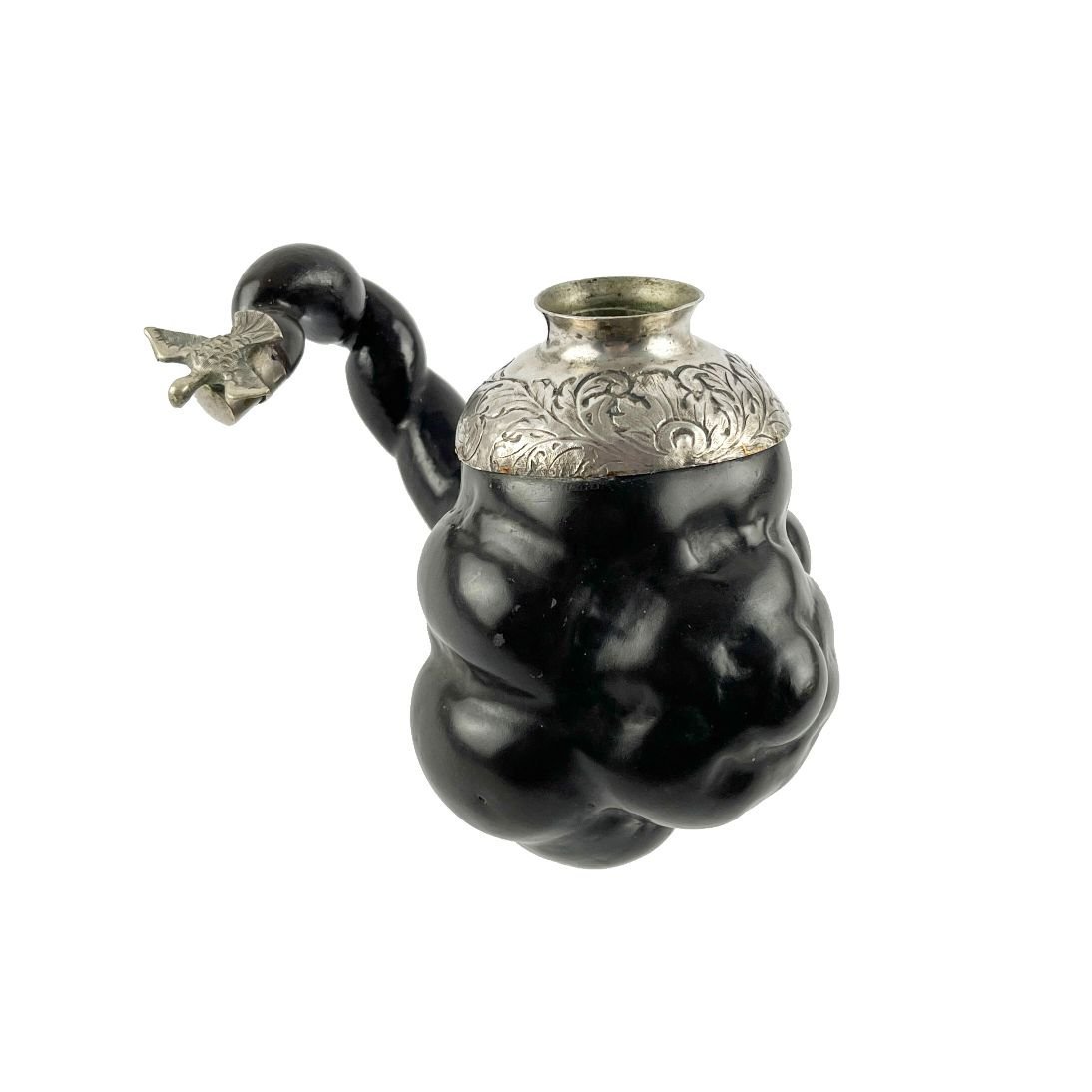 Mate con rabillo en calabaza y plata