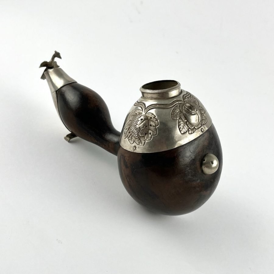Mate con rabillo en calababza y plata