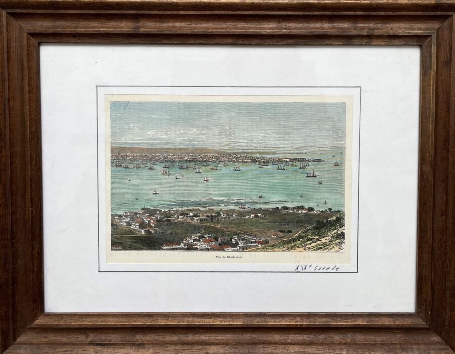 Litografía "Vista de Montevideo" - Imagen 2
