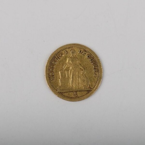 Moneda chilena en oro