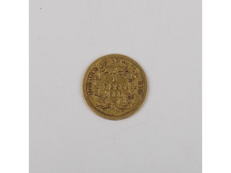 Moneda chilena en oro - Imagen 2