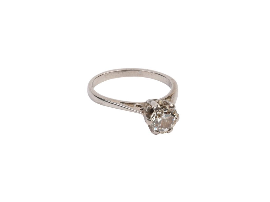 Anillo oro 18 K y brillante