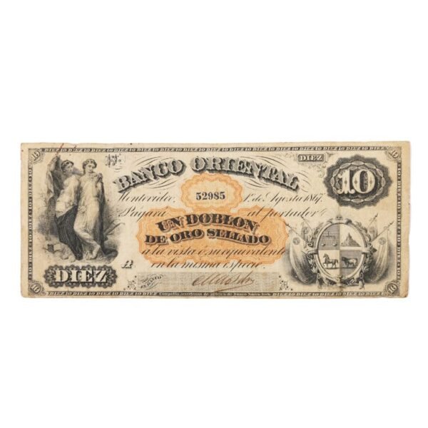 Once billetes uruguayos