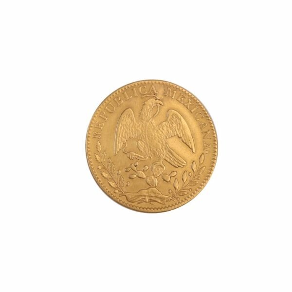 Moneda mexicana en oro