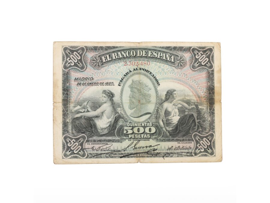 Billete español 1907