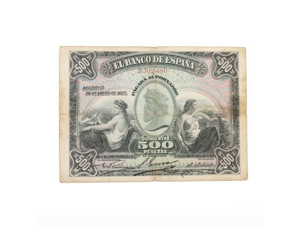 Billete español 1907