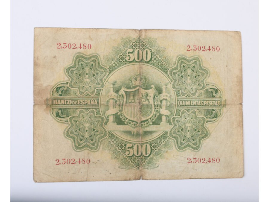 Billete español 1907 - Imagen 2