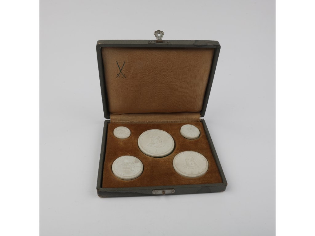 Set monedas Meissen