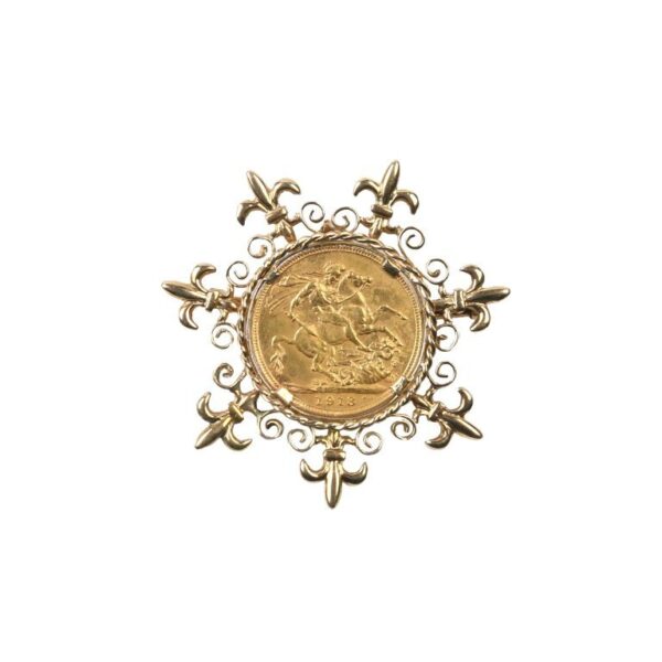 Prendedor oro 18 K