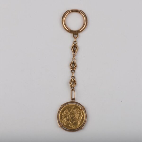 Llavero oro 18 K
