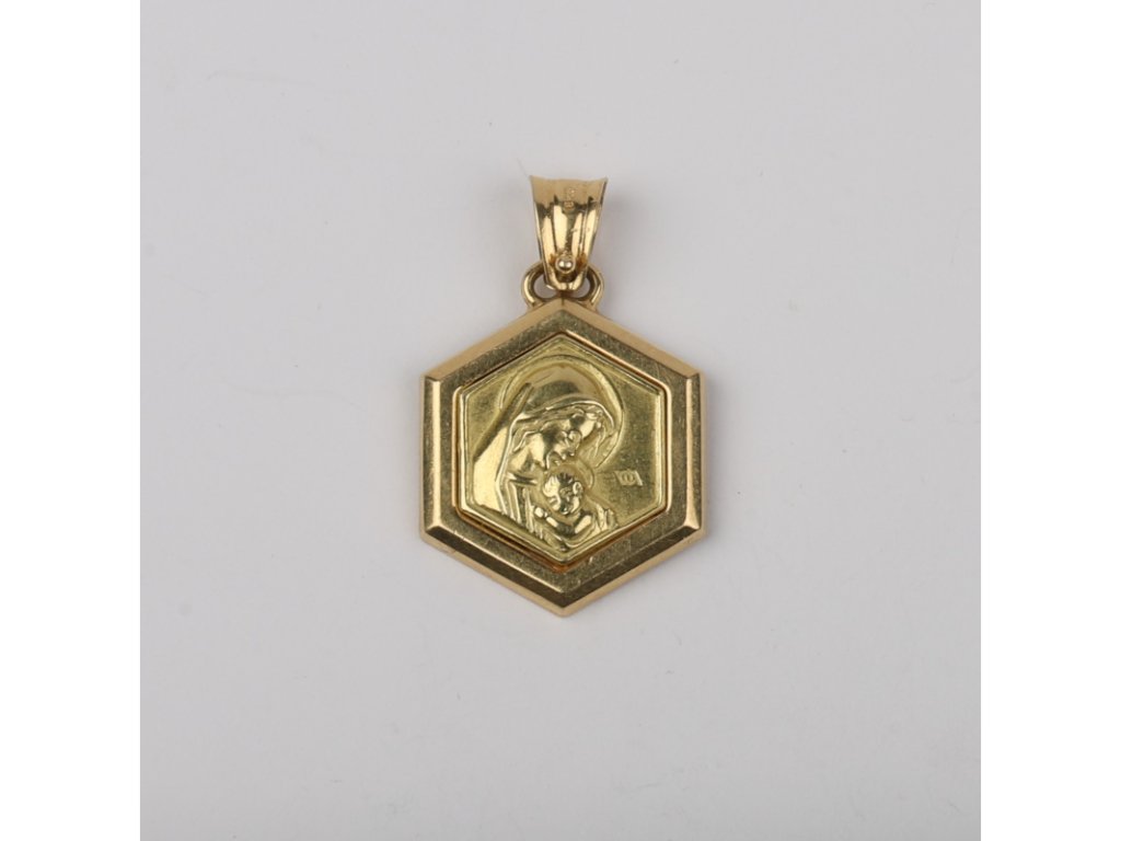 Medalla oro 18 K