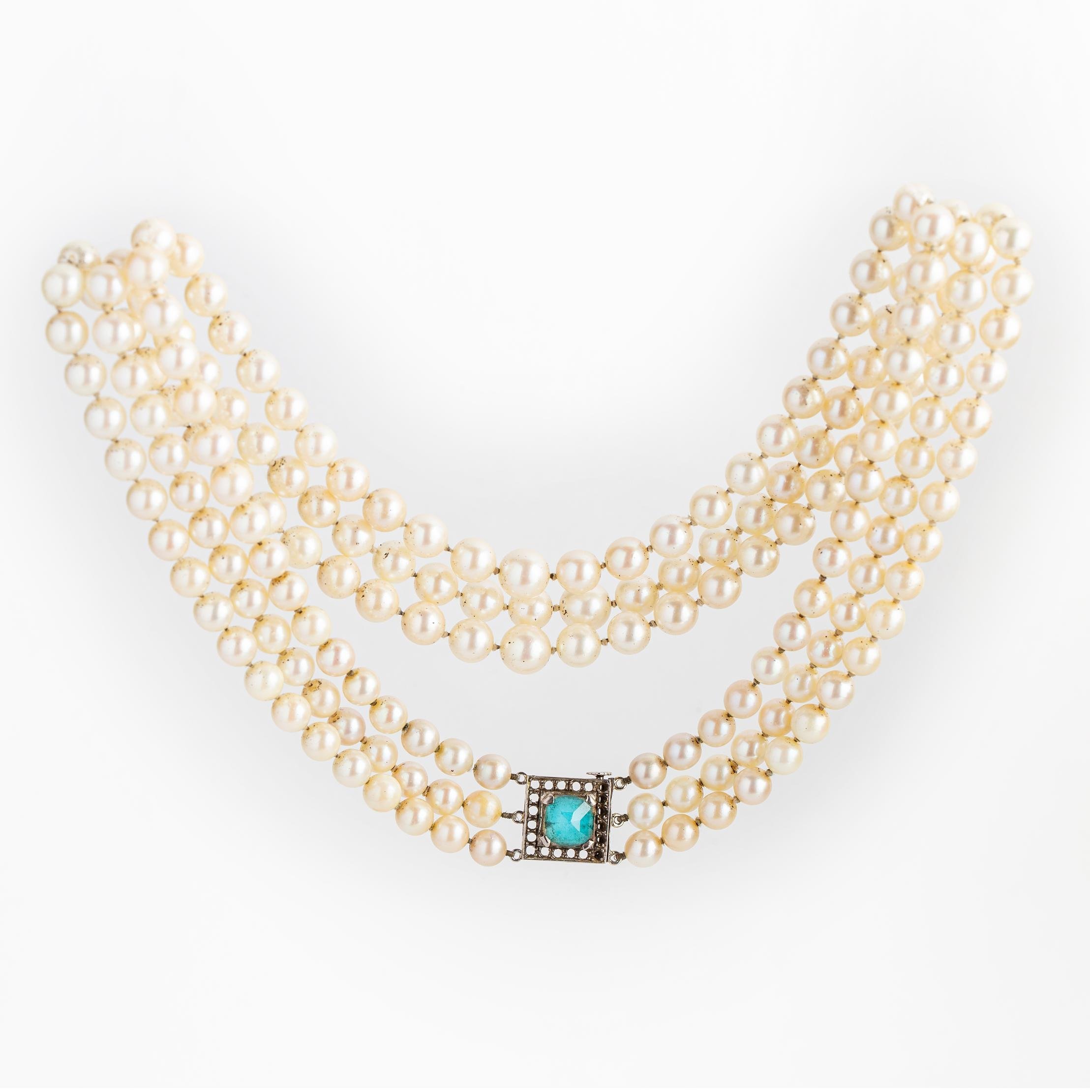 Collar perlas y oro - Imagen 2