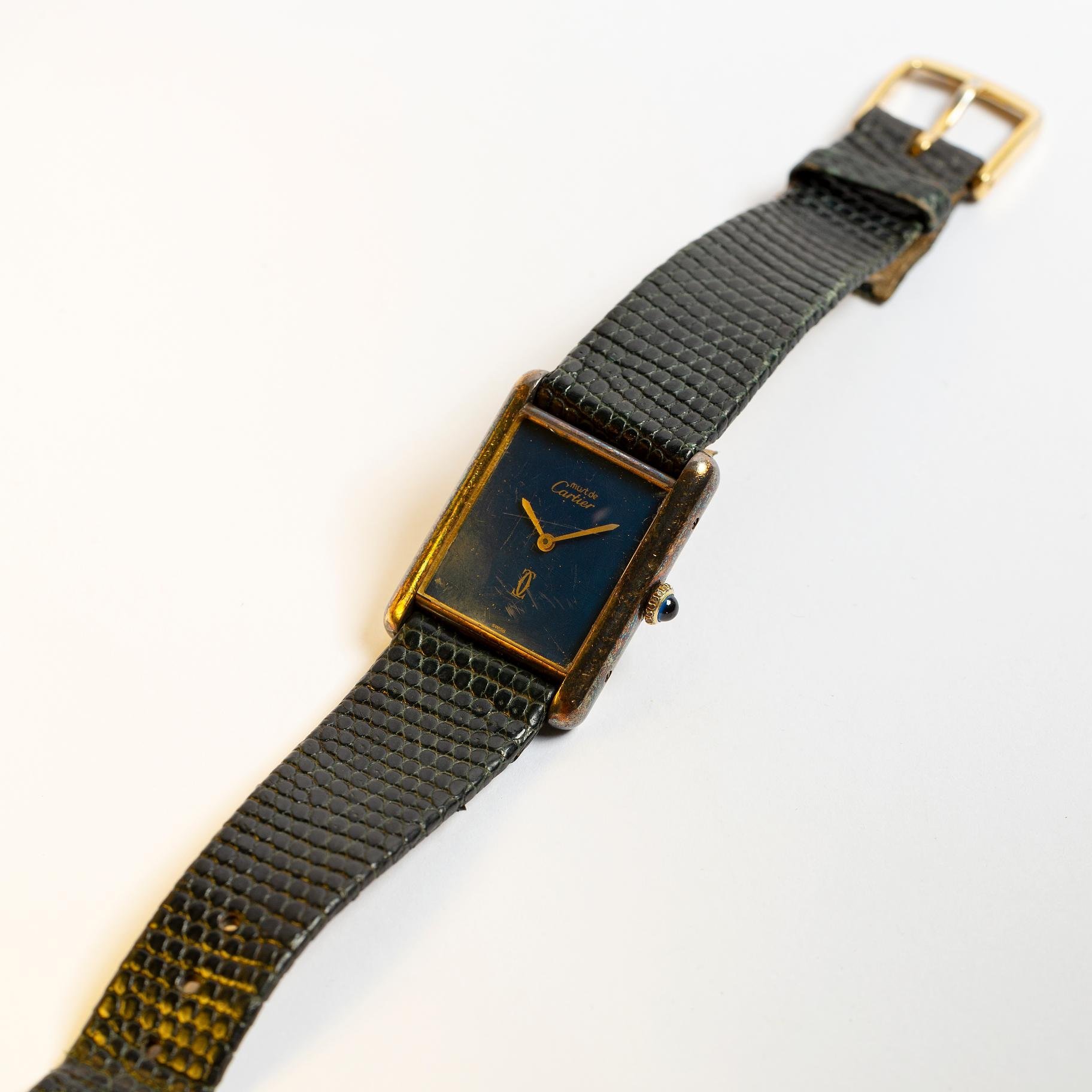 Reloj pulsera Cartier plata 925 - Imagen 3