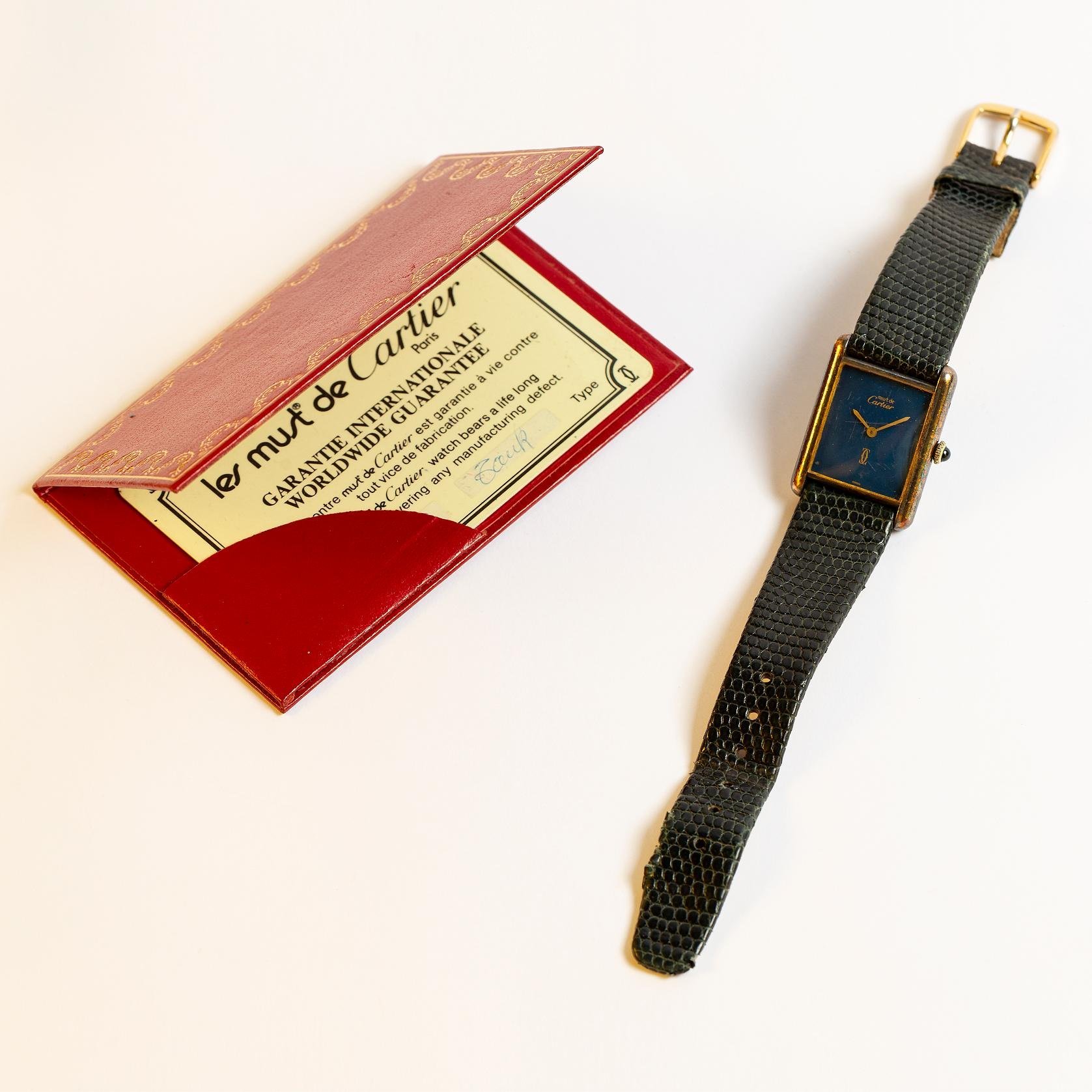 Reloj pulsera Cartier plata 925 - Imagen 6