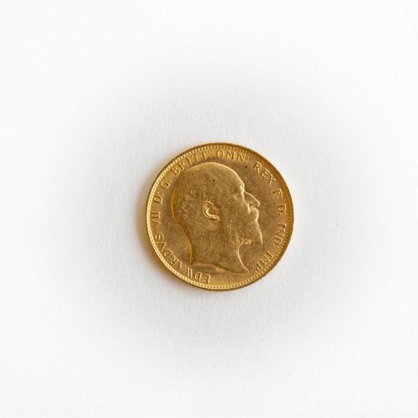 Libra británica en oro