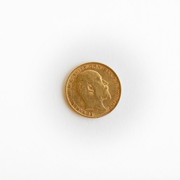 Libra británica en oro