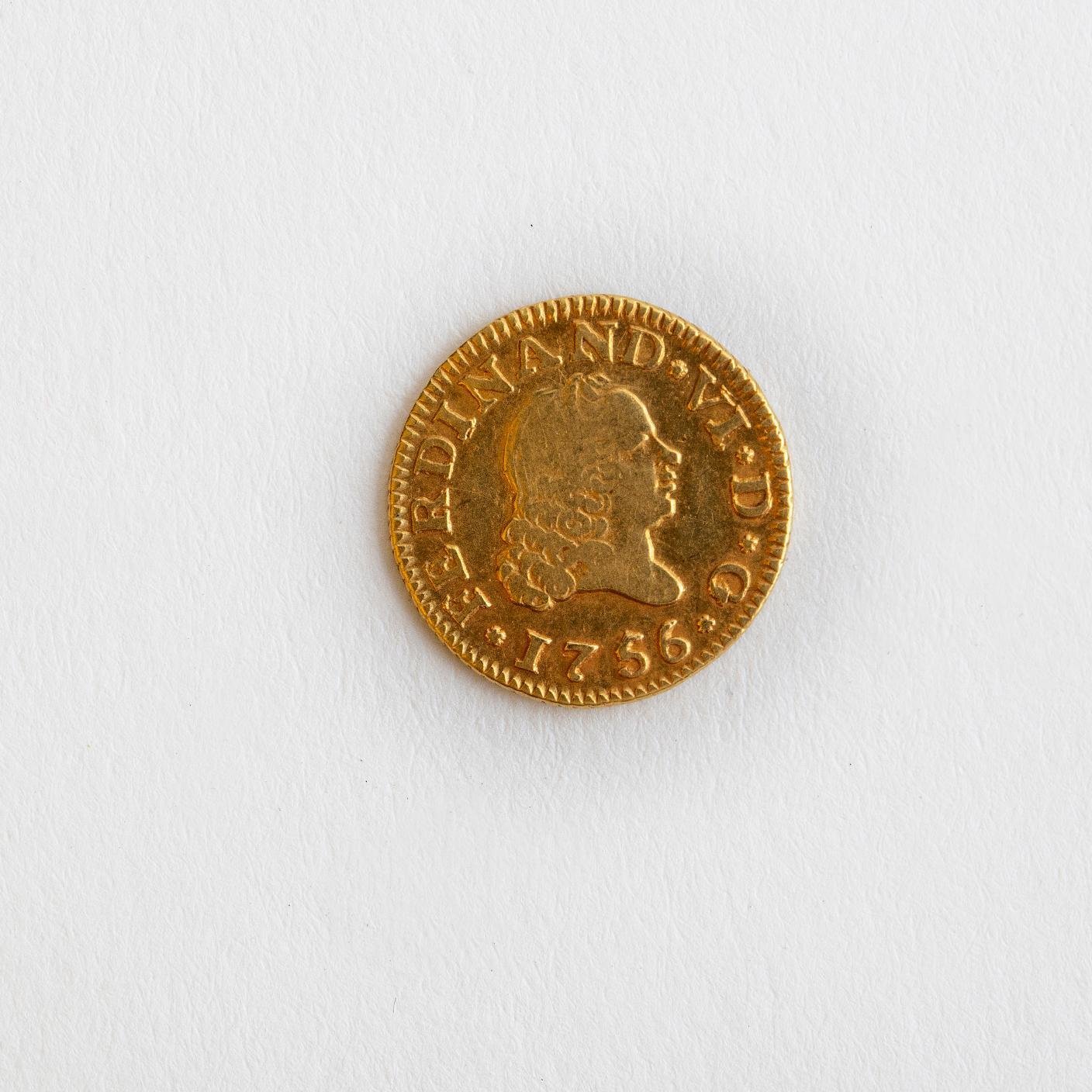 Moneda española en oro