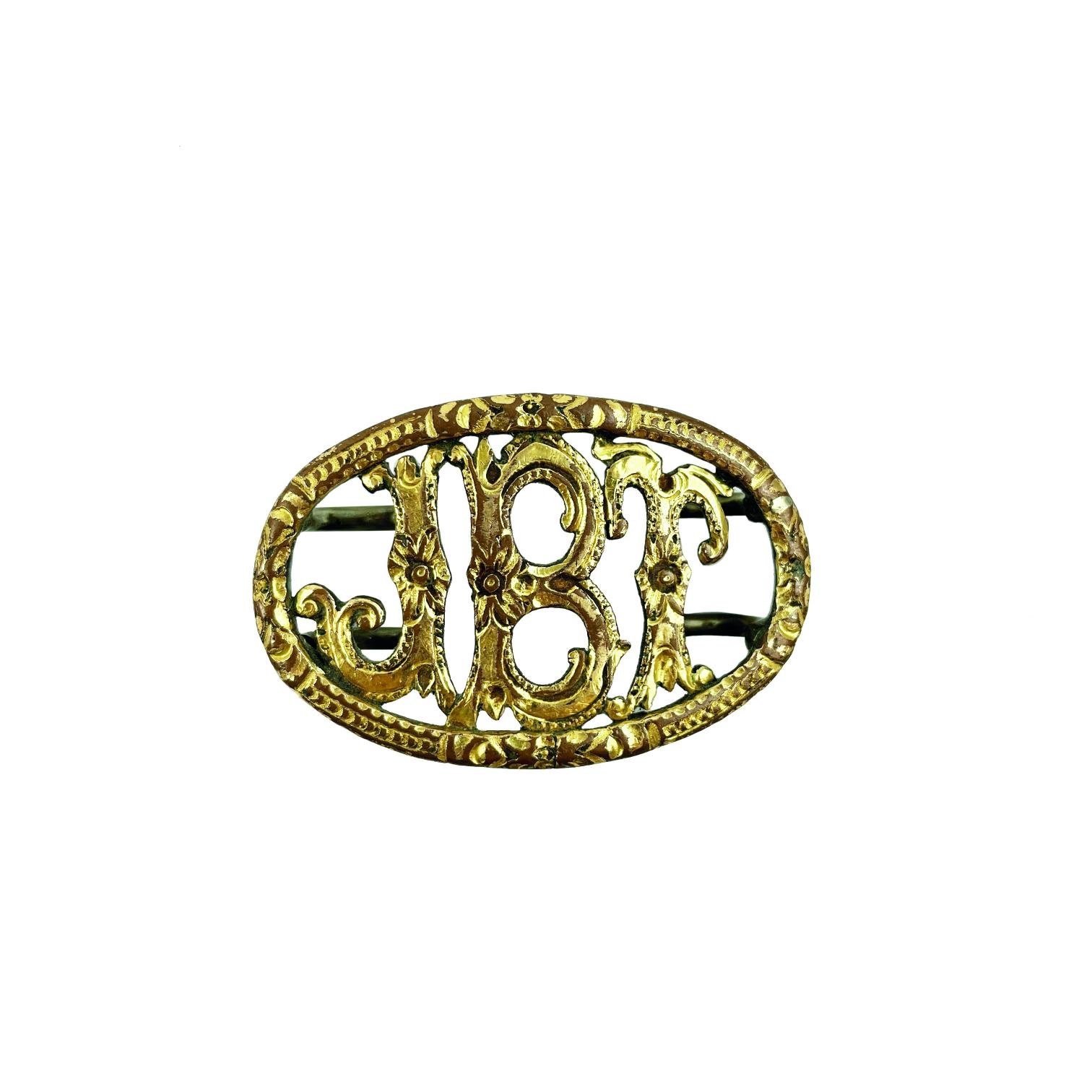 Hebilla gaucha en oro y plata