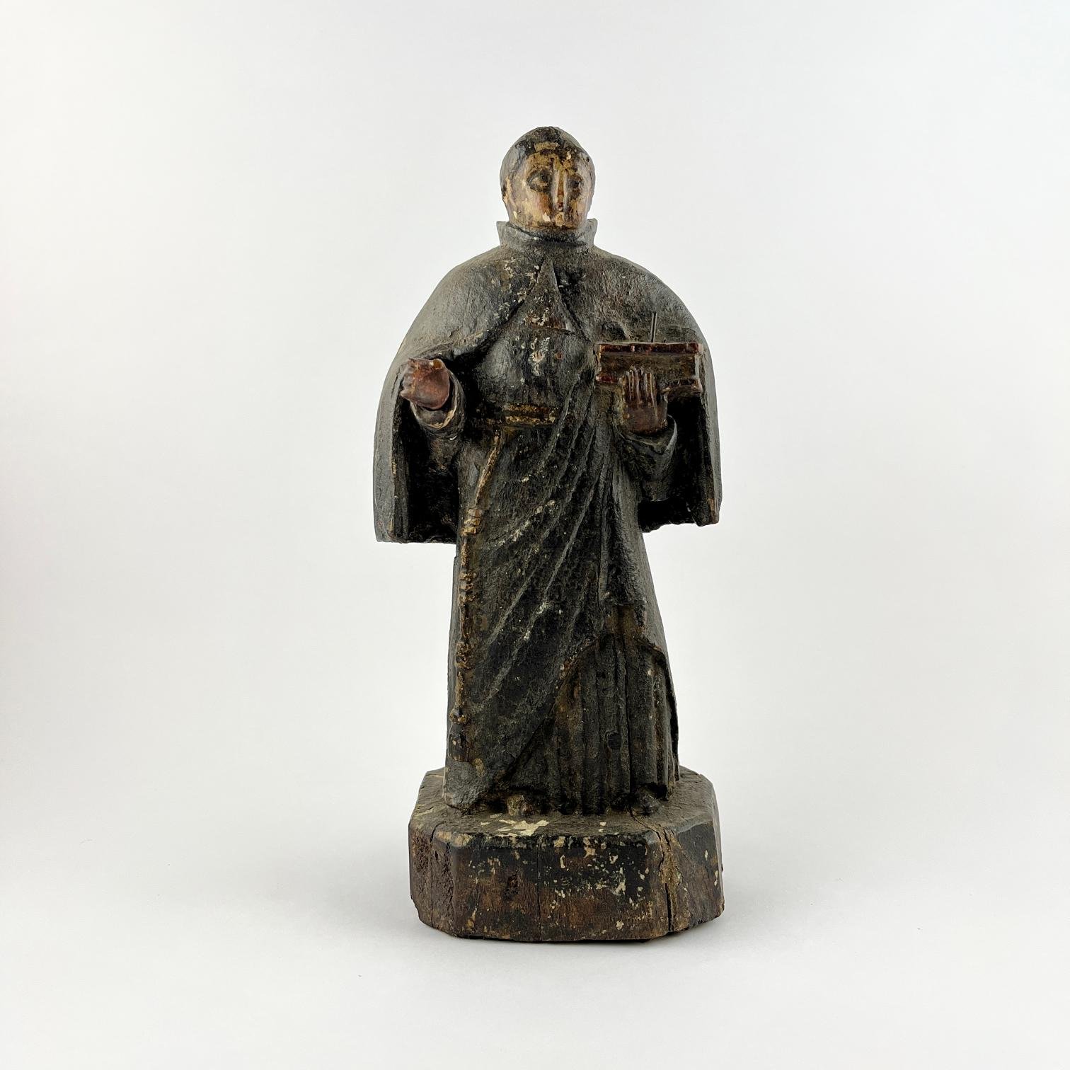 Escultura jesuítica misionera s. XVIII "San Antonio"