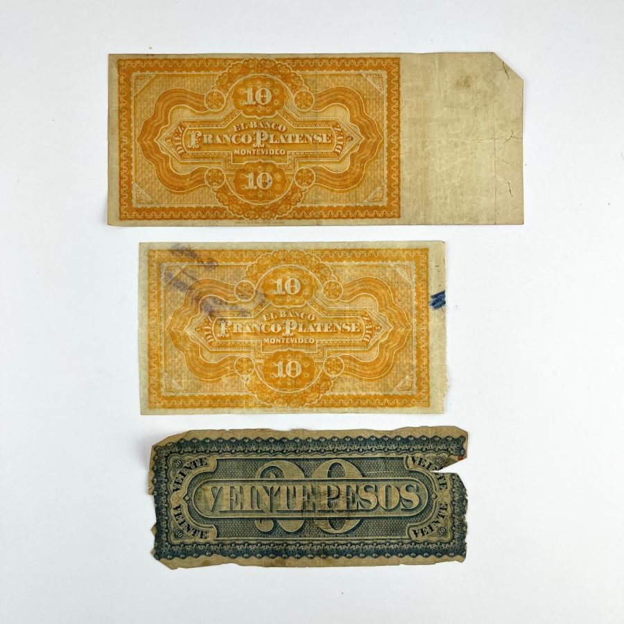 Tres billetes uruguayos - Imagen 2