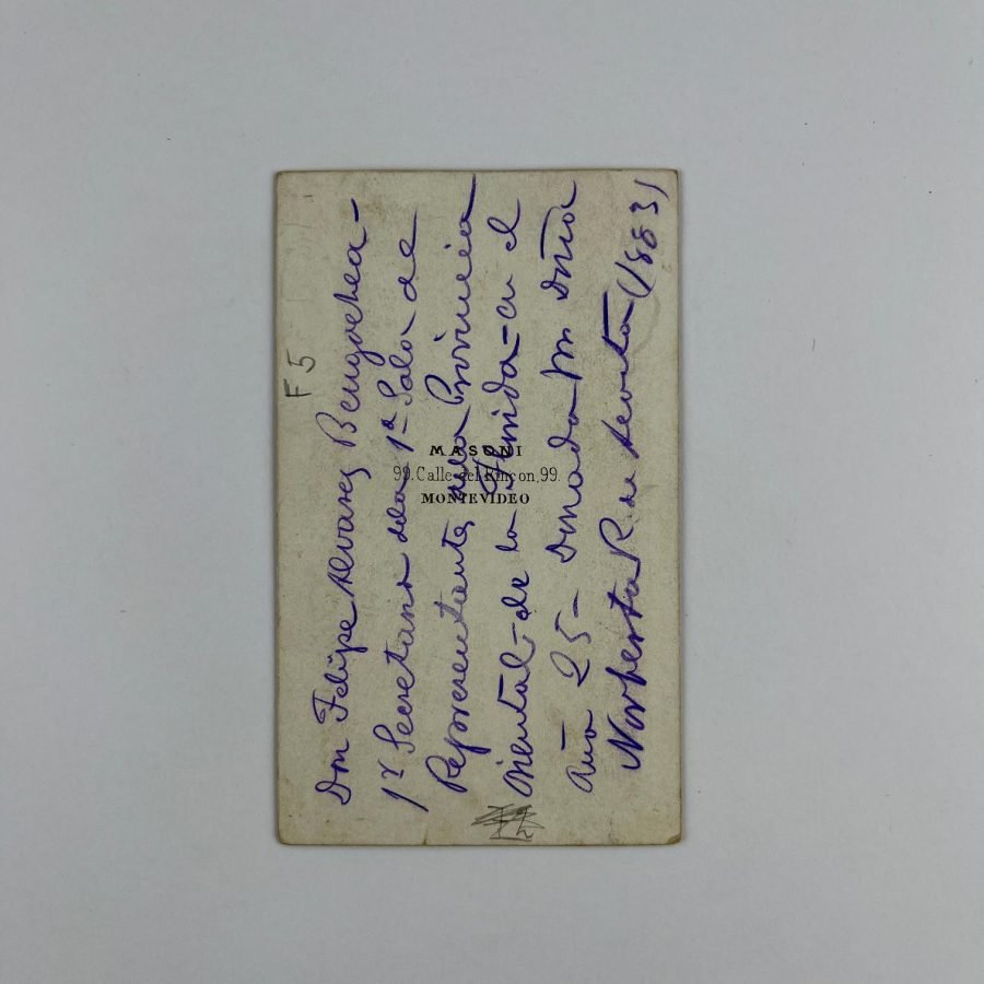 Carte de visite Felipe Álvarez Bengochea - Imagen 2