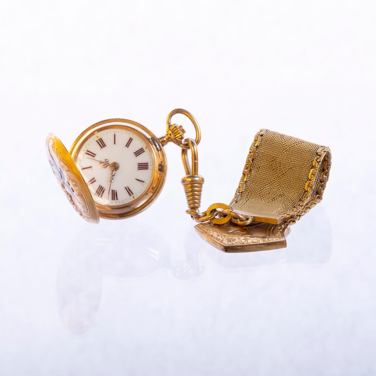 Reloj chatellaine oro 18 K amarillo
