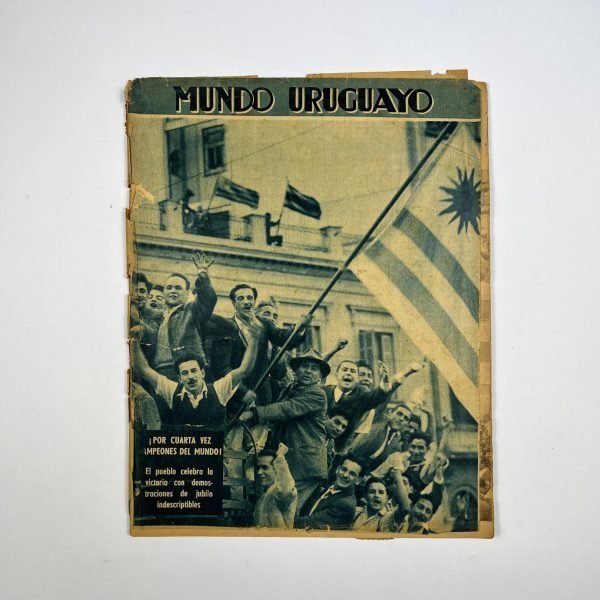 Revista Mundo Uruguayo 1950 con póster