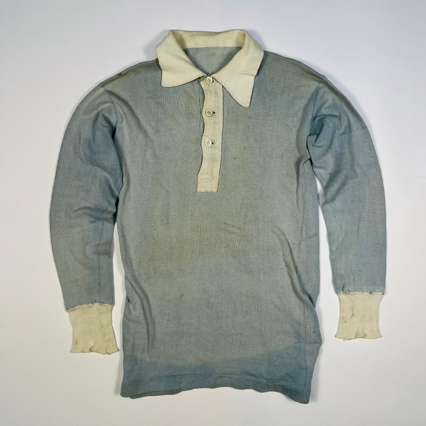 Camiseta de la Selección Uruguaya de Fútbol 1924 Ángel Romano, certificada.