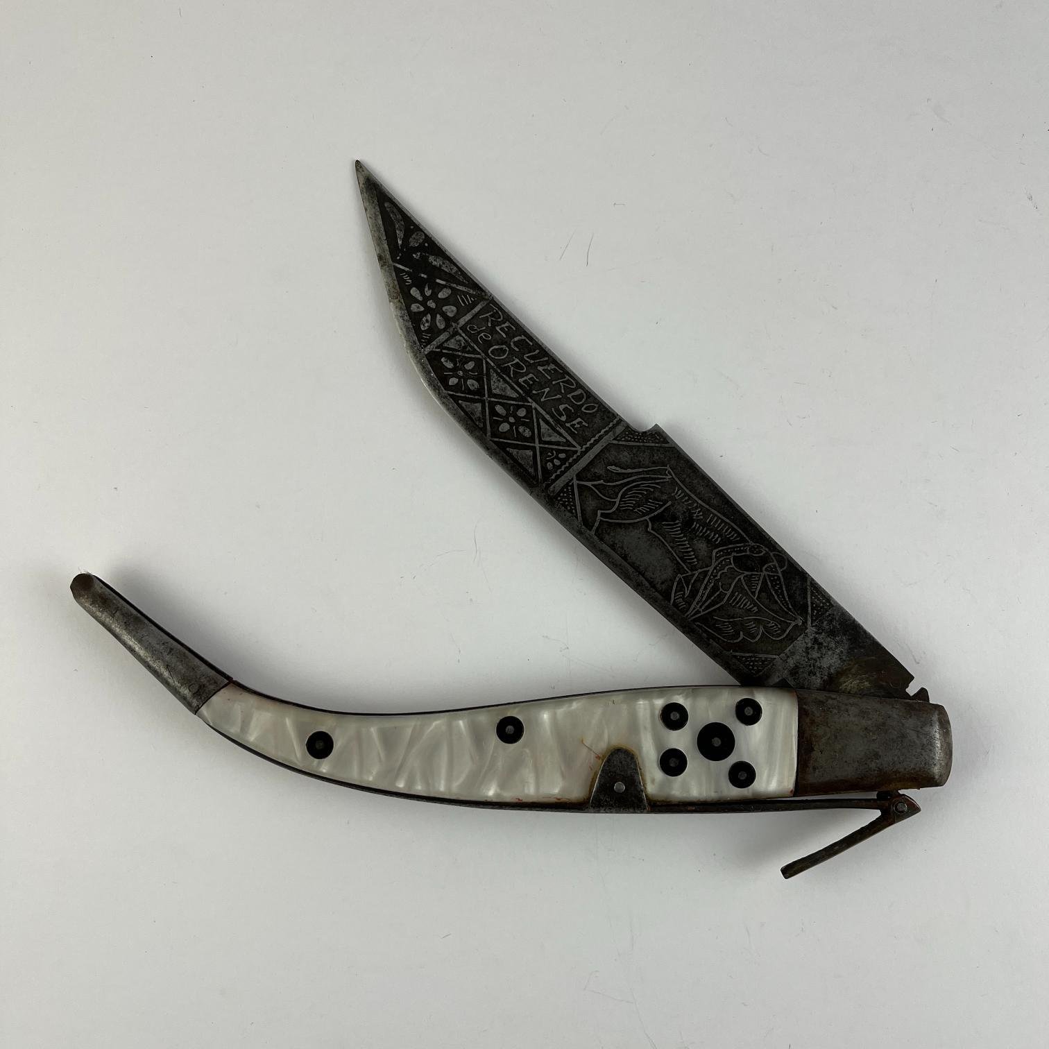 Navaja española decorada